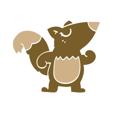 çizgi film doodle emin sincap