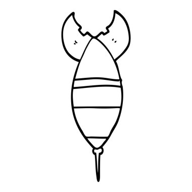 çizim karikatür roket