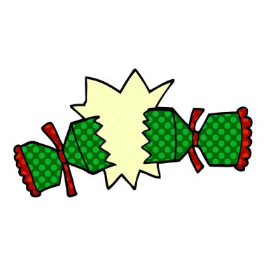 çizgi film doodle patlayan kraker