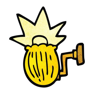 çizgi film doodle ev ışık