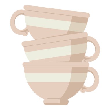 bardak grafik vektör çizim simgesini yığını