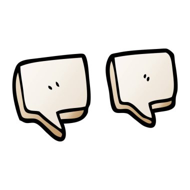 çizgi film doodle tırnak işaretleri