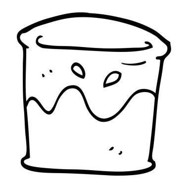 çizim karikatür içki cam bardak