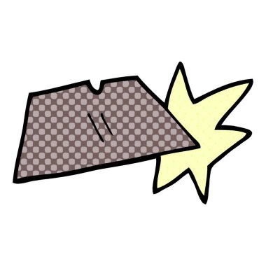 Doodle iş bıçak ağızları çizgi film