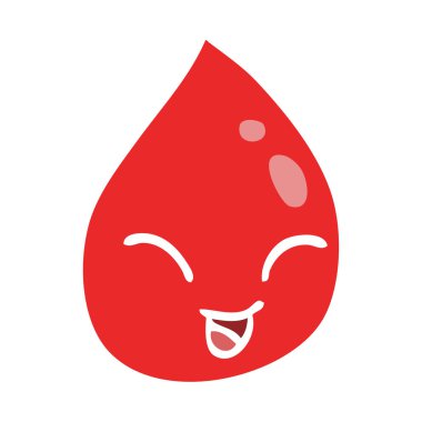 çizgi film doodle kan damlası