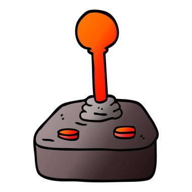 vektör degrade illüstrasyon karikatür oyun çubuğu