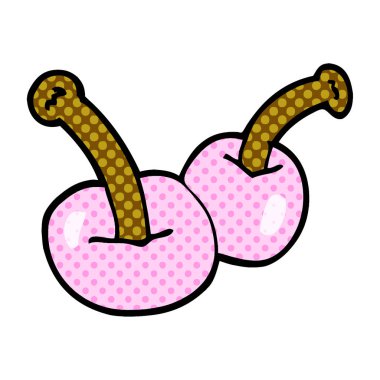 Doodle meyve, renkli vektör çizim karikatür