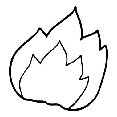 çizim karikatür yangın