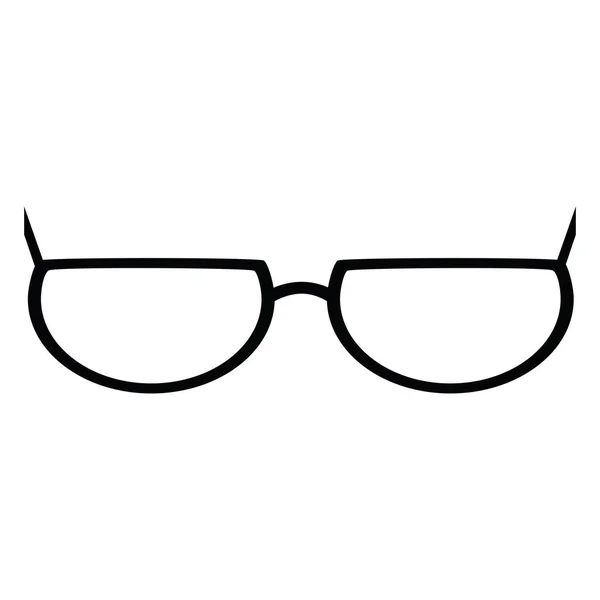 Brille Grafischer Vektor Illustration Symbol — Stockvektor