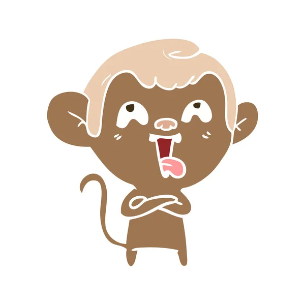 Short Masculino Estampa Desenho Animado Macaco Louco
