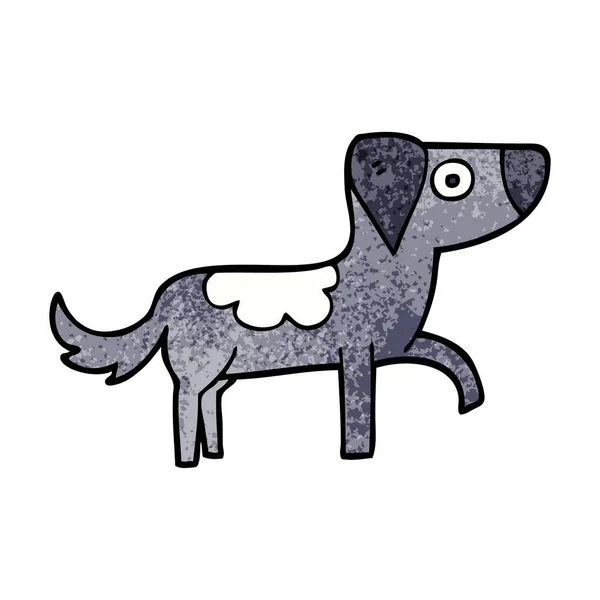 动画片涂鸦快乐的狗 — 图库矢量图片