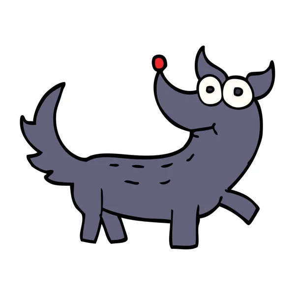 Cartoon Doodle Hund Vektor Illustration — Stock vektor