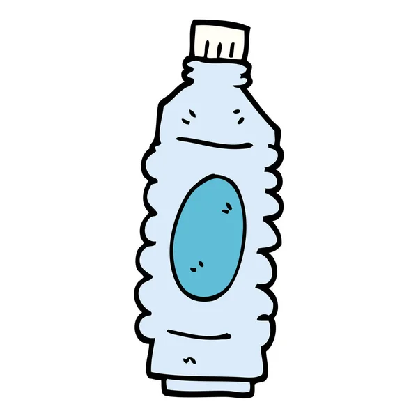 Cartoon Doodle Waterfles — Stockvector