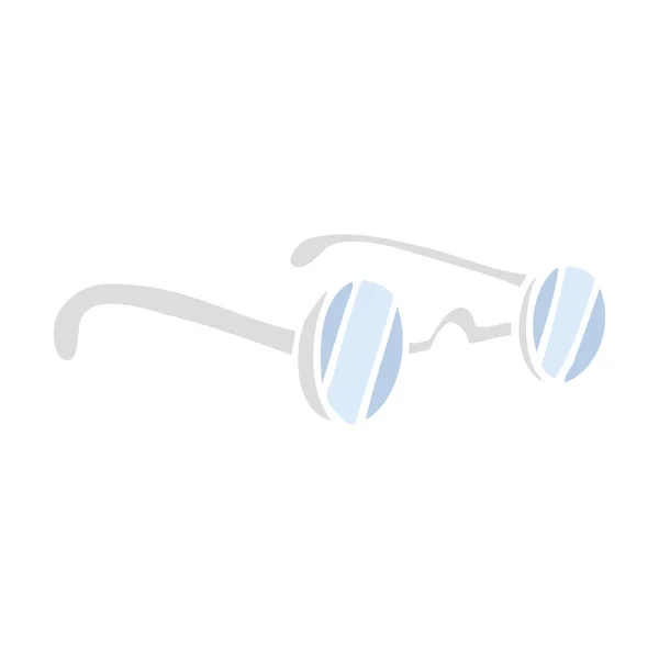 Flachfarbige Abbildung Der Brille — Stockvektor