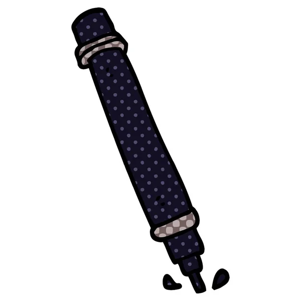 Desene Animate Doodle Marker Pen — Vector de stoc