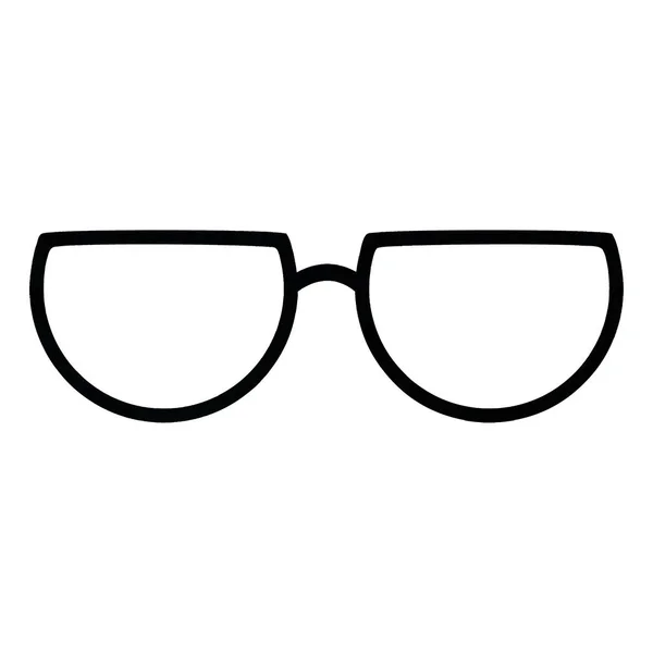 眼镜图形向量例证图标 — 图库矢量图片