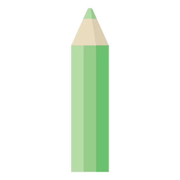 Ícone Gráfico Ilustração Vetor Lápis Coloração Verde —  Vetores de Stock