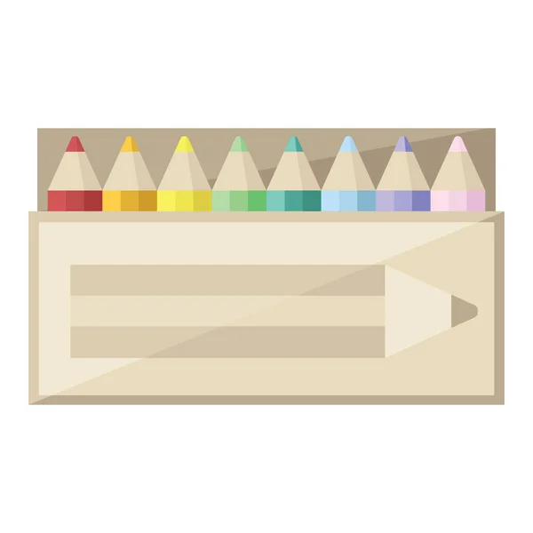Paquete Lápices Para Colorear Vector Gráfico Icono Ilustración — Vector de stock