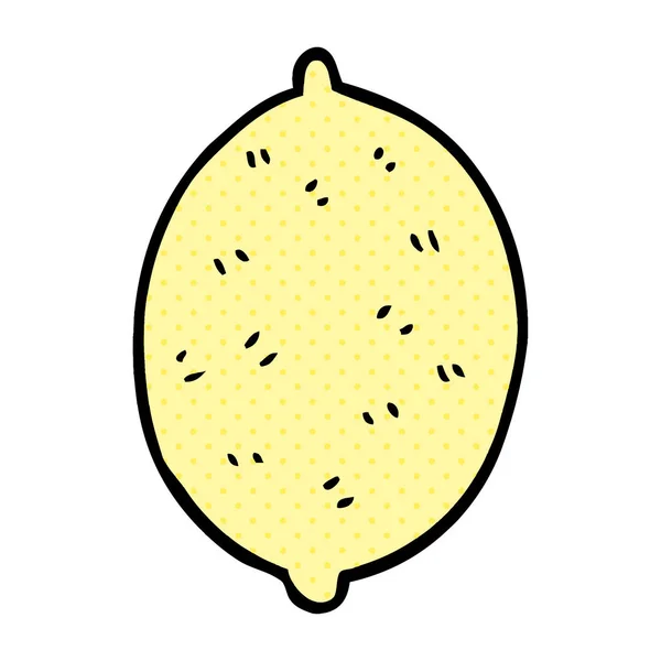 Cartoon Doodle Citron Frukt — Stock vektor