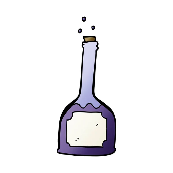 Potion Magique Doodle Dessin Animé — Image vectorielle