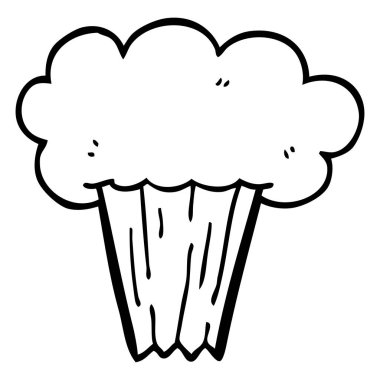 çizim karikatür bir Havuçlu kek, vektör, illüstrasyon