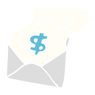 çizgi film doodle borç bill