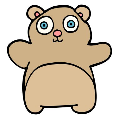 Doodle ayıcık çizgi film