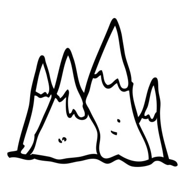 çizim karikatür Sıradağları