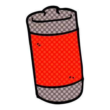 çizgi film doodle pil illüstrasyon