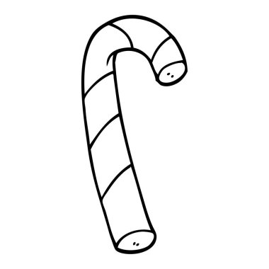 çizim karikatür şeker kamışı çizgili