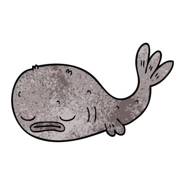 çizgi film doodle bir balık