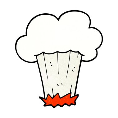 çizgi film doodle büyük patlama