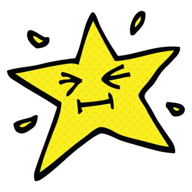 komik çizgi roman tarzı çizgi film yıldızı