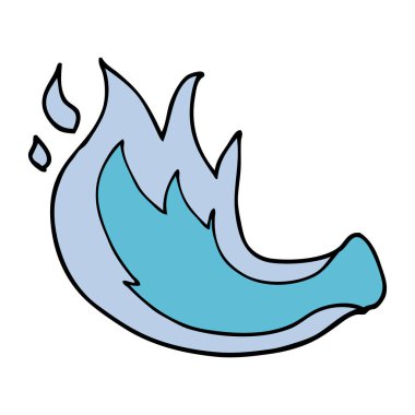 çizgi film doodle gaz alev