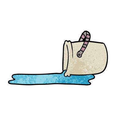 karikatür karalama Aracı, renkli vektör çizim