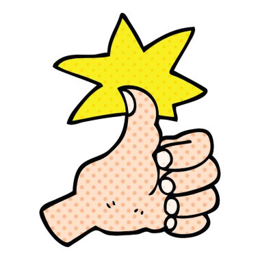 çizgi roman tarzı çizgi film Yaşasın sembolü