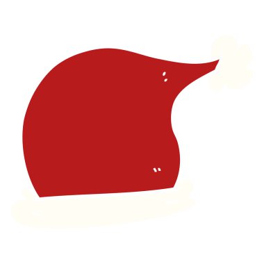 çizgi film doodle Noel şapka