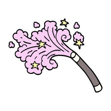 çizgi film doodle sihir numarası