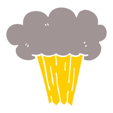 çizgi film doodle patlama vektör çizim