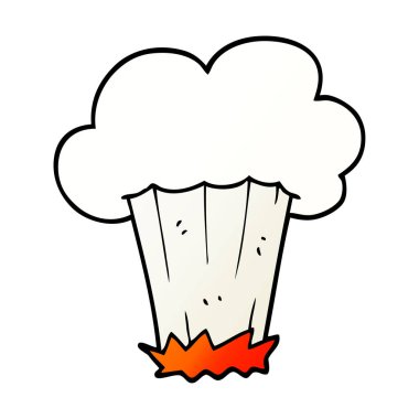 çizgi film doodle büyük patlama