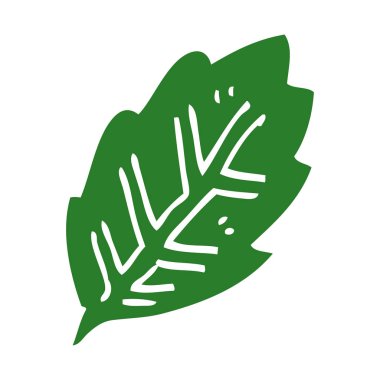 çizgi film doodle ağaç yaprak