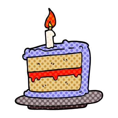 çizgi film doodle Doğum günü pastası