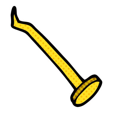 karikatür karalama Aracı, renkli vektör çizim