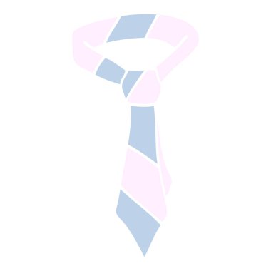 bir kravat karikatür doodle