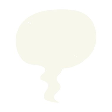 düz renk stil karikatür konuşma balonu