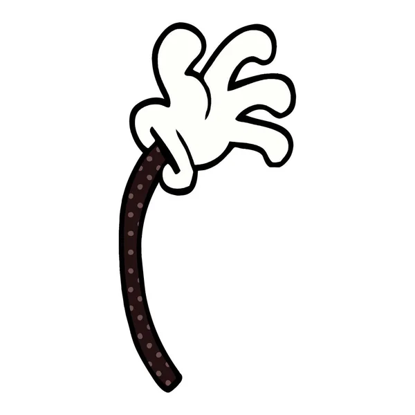 Cartoon Doodle Hand Gesture — Stock Vector
