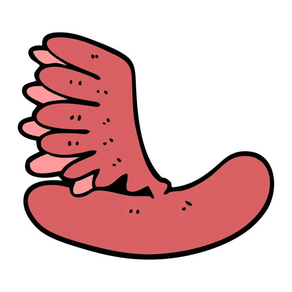 Cartoon Doodle Hot Dog — Stock Vector