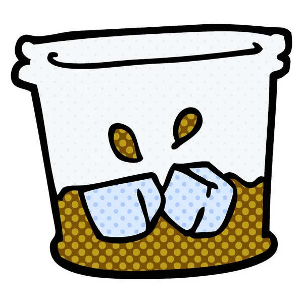 çizgi film doodle bardak içecek