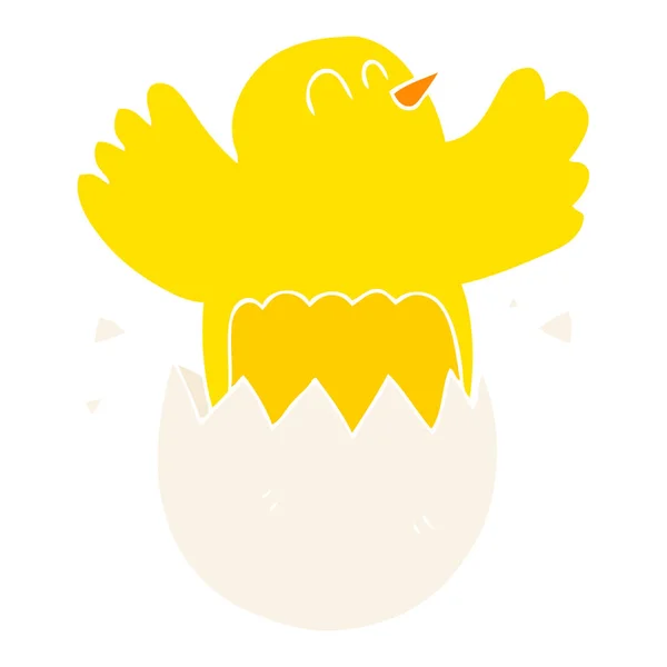 Ilustracja Płaski Kolor Jaj Wylęgowych — Wektor stockowy