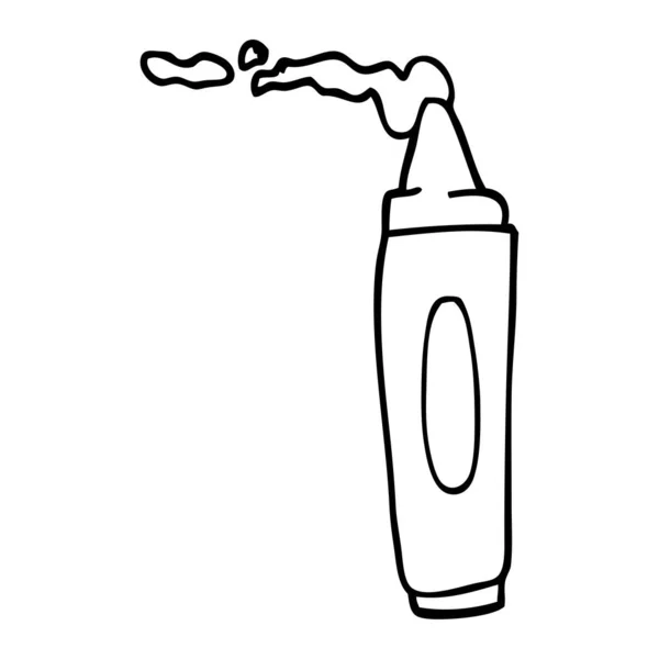 Dessin Ligne Dessin Animé Coloriage Crayon — Image vectorielle